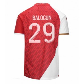 AS Monaco Folarin Balogun #29 Hjemmebanetrøje 2023-24 Kort ærmer